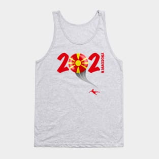 North Macedonia Euro Soccer 2021 Tank Top